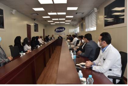 بازدید مدیرعامل دارویی تامین از شرکت داروسازی رازک
