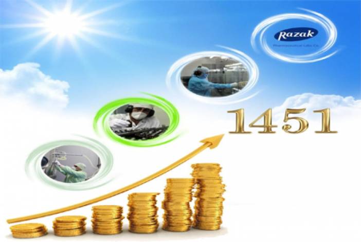 ارقام خیره‌کننده برای شرکت لابراتوارهای رازک