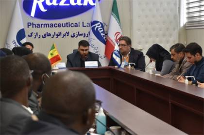 بازدید هیات  آفریقایی از شرکت لابراتوارهای رازک